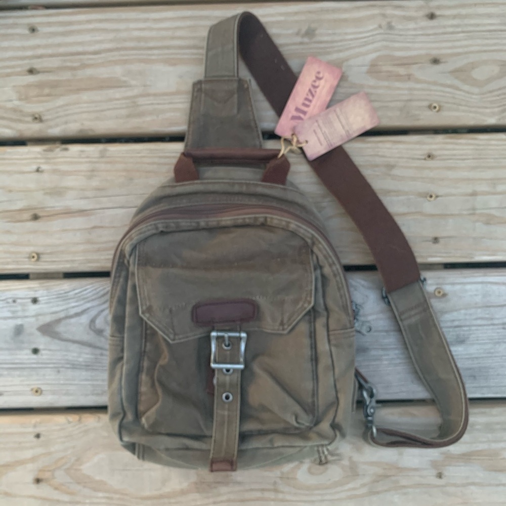Travel backpack with charging port
